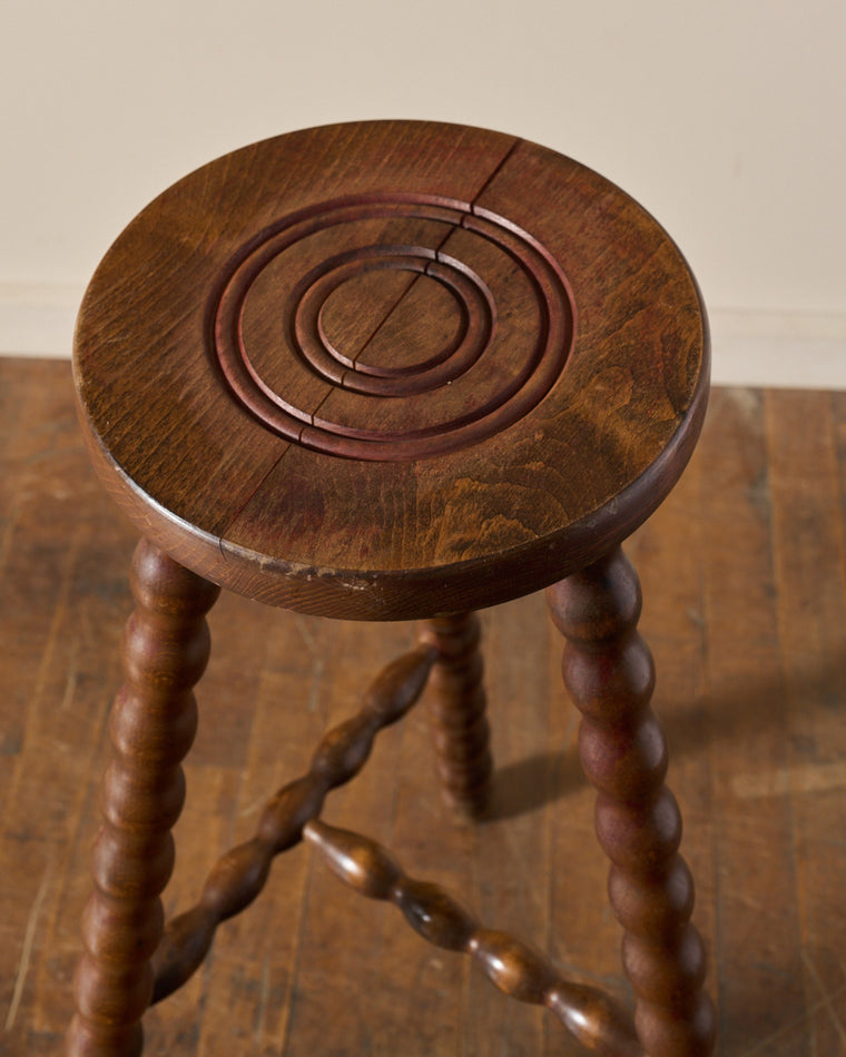 Tall French Bobbin Stool