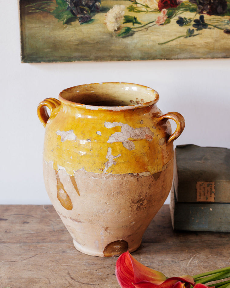 Yellow Confit Pot - III