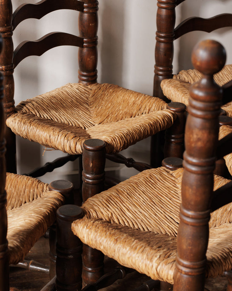 French Rush Chairs - Set of 6
