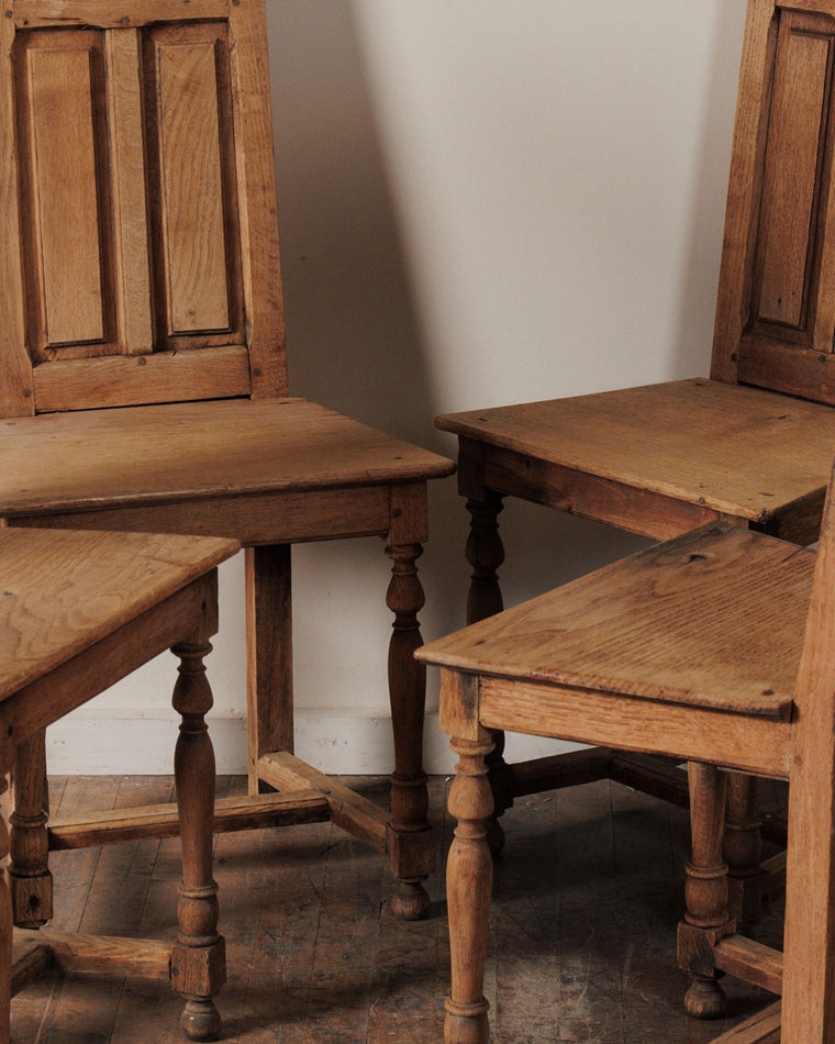 19th c. Oak Monastery Chair