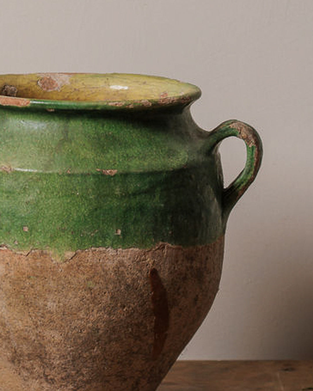 Rare Green Confit Pot