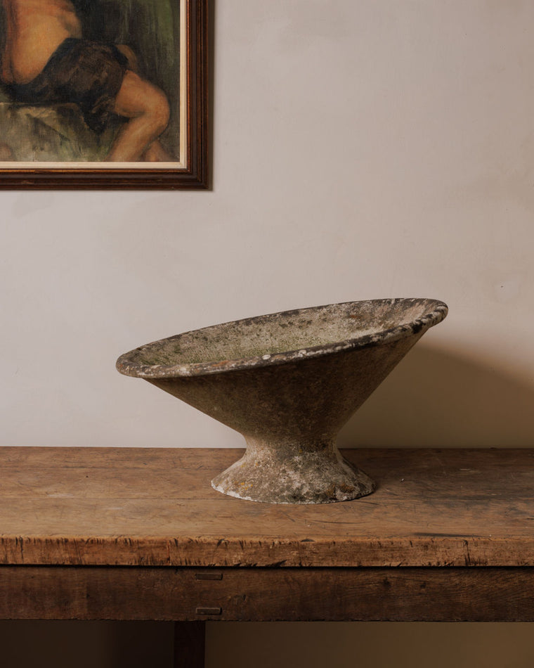 Willy Guhl Tilt Tall Planter - Patina II