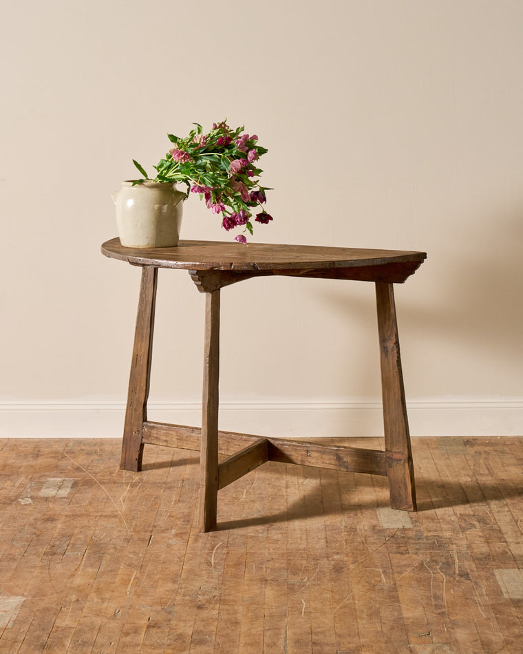 Spanish Demi Lune Table