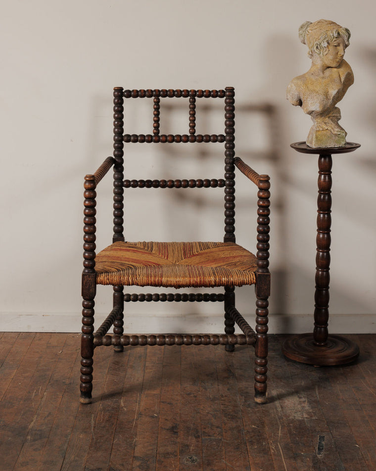 Rush Bobbin Arm Chair
