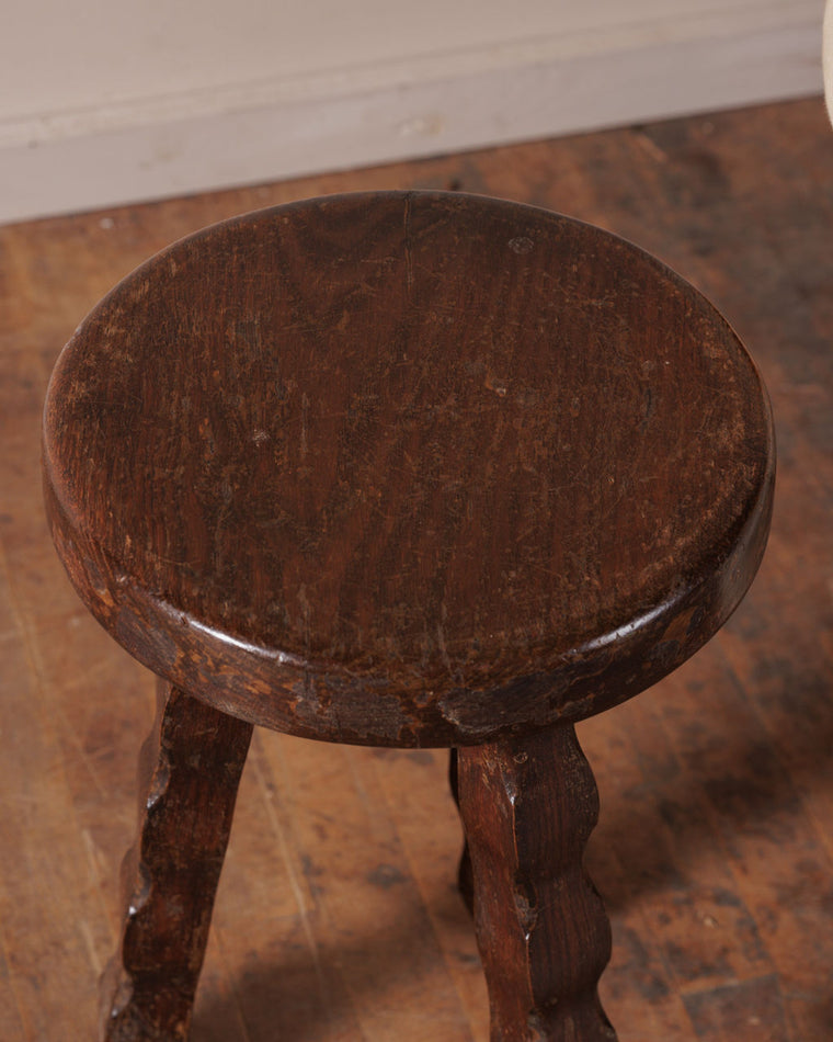 Brutalist Tripod Stool