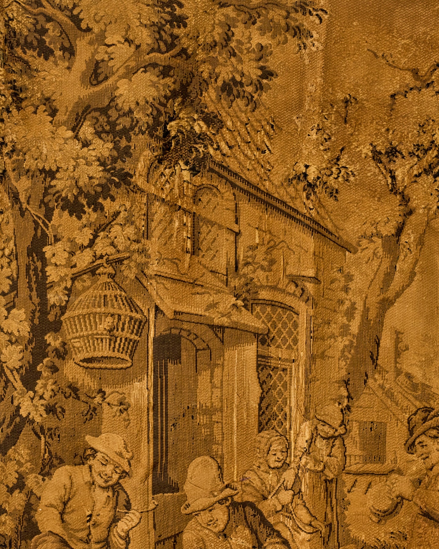 French Tapestry - Village Life