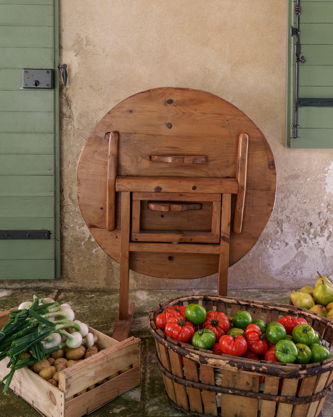 Antique Wine Tasting Table