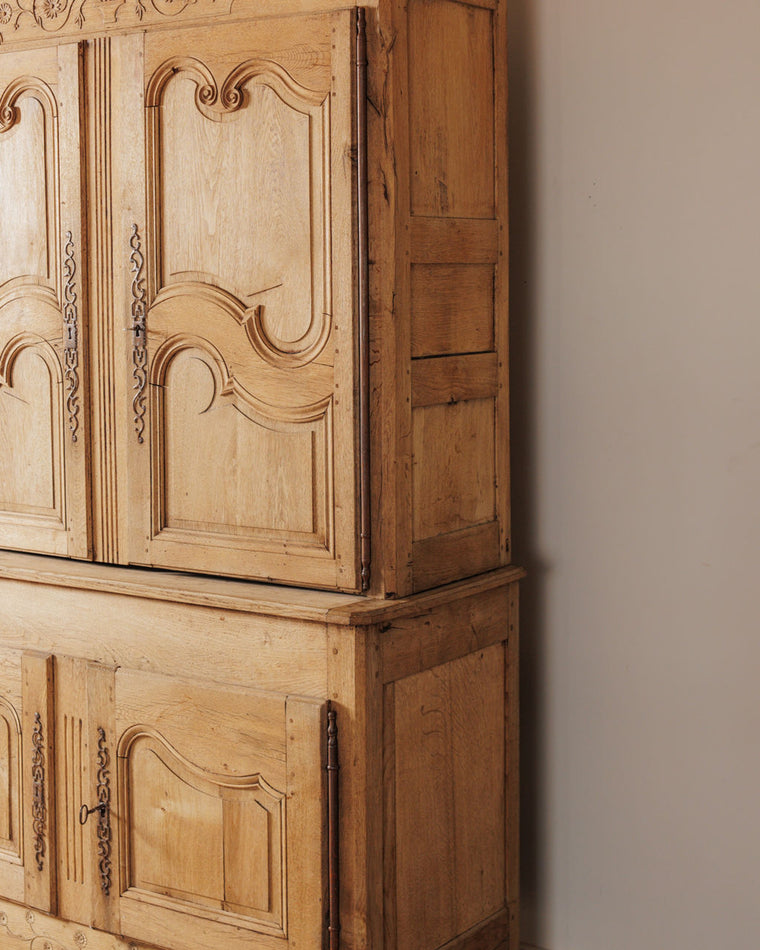 19th c. Oak Alsace Cupboard