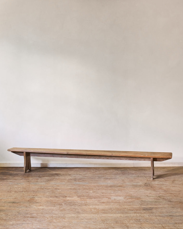 Long French Farm Bench