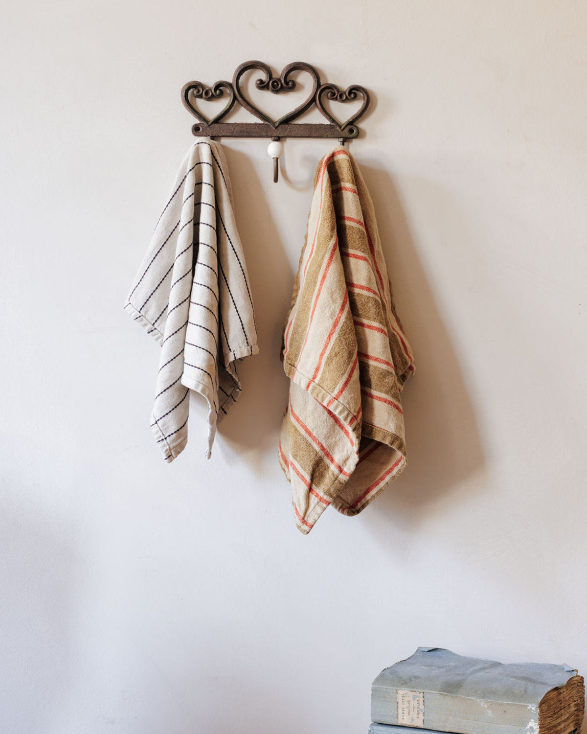 Heart Tea Towel Rack