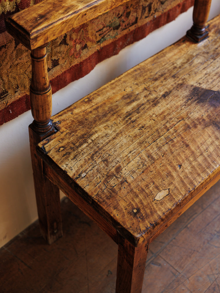 Wood French Bench