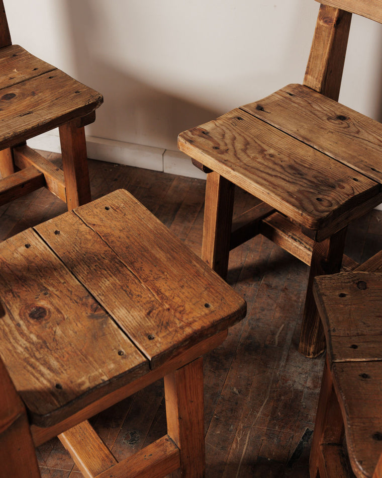 Rare Brutalist Dining Chair