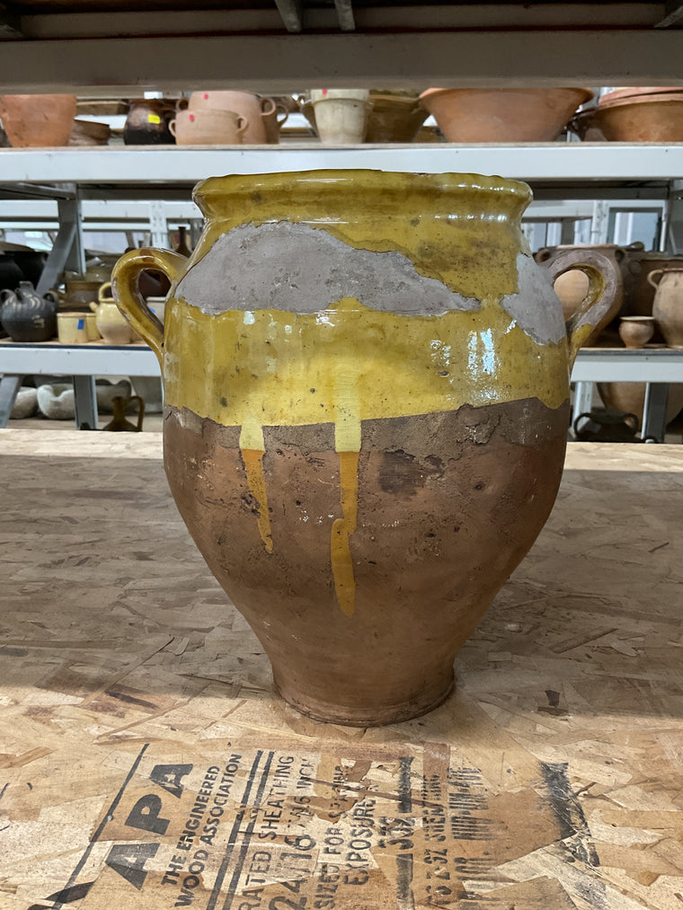 Yellow Confit Pot