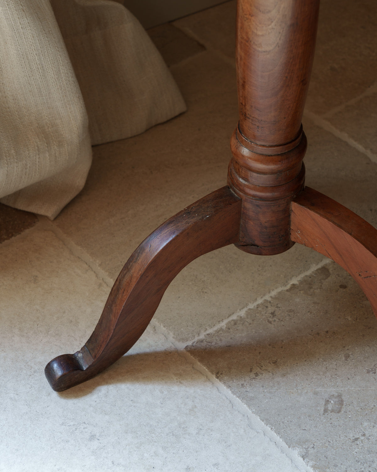 Walnut Pedestal Table