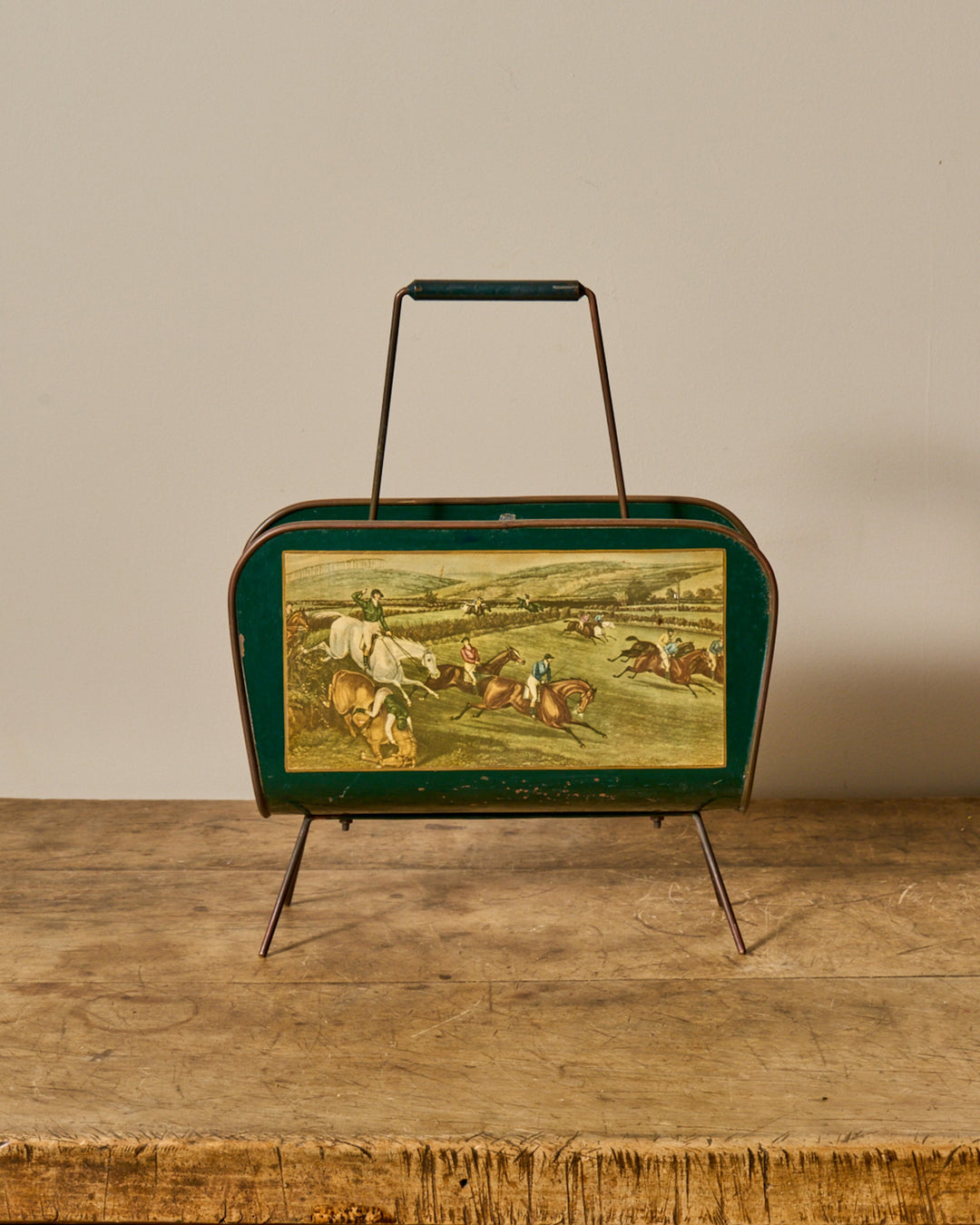 Rare Cheval Magazine Holder
