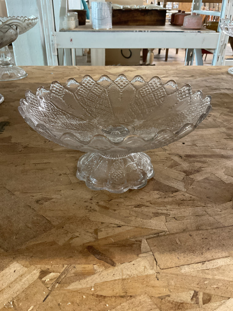 Glass Pedestal Dish