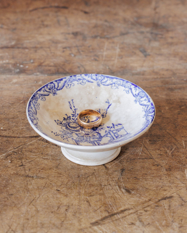 Delft Pedestal Dish