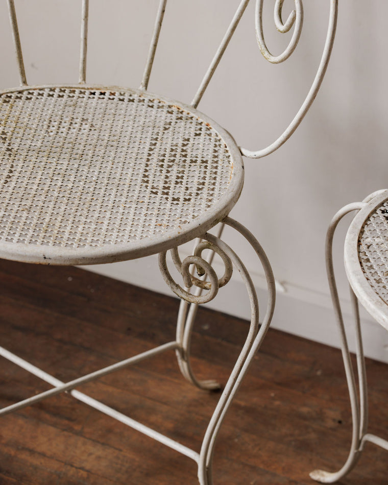 French Peacock Chairs - Set of 2