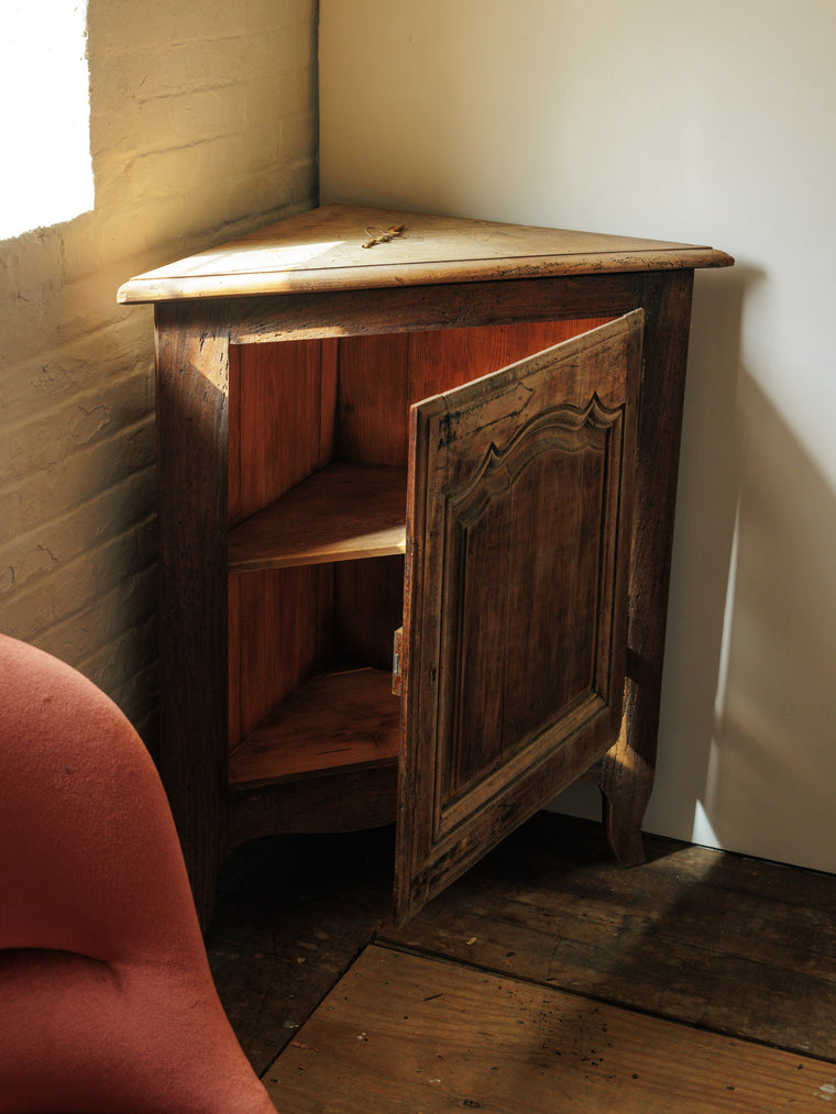 Oak Corner Cabinet