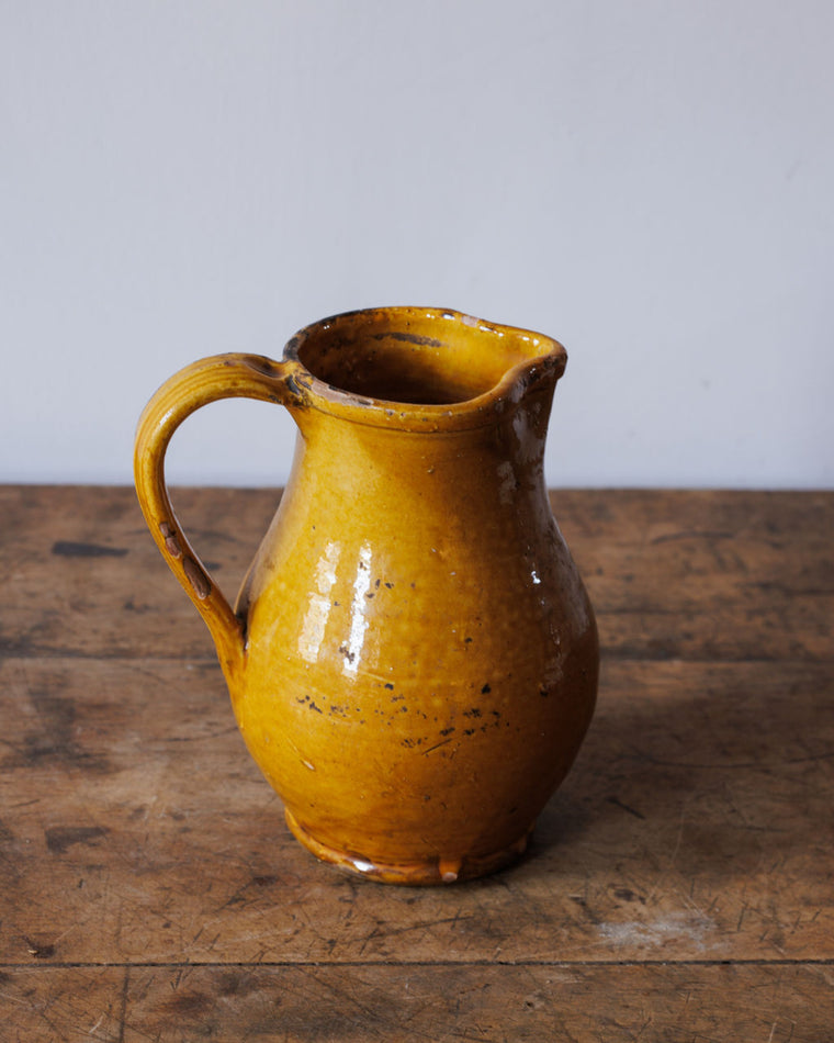 Yellow Glazed Pitcher