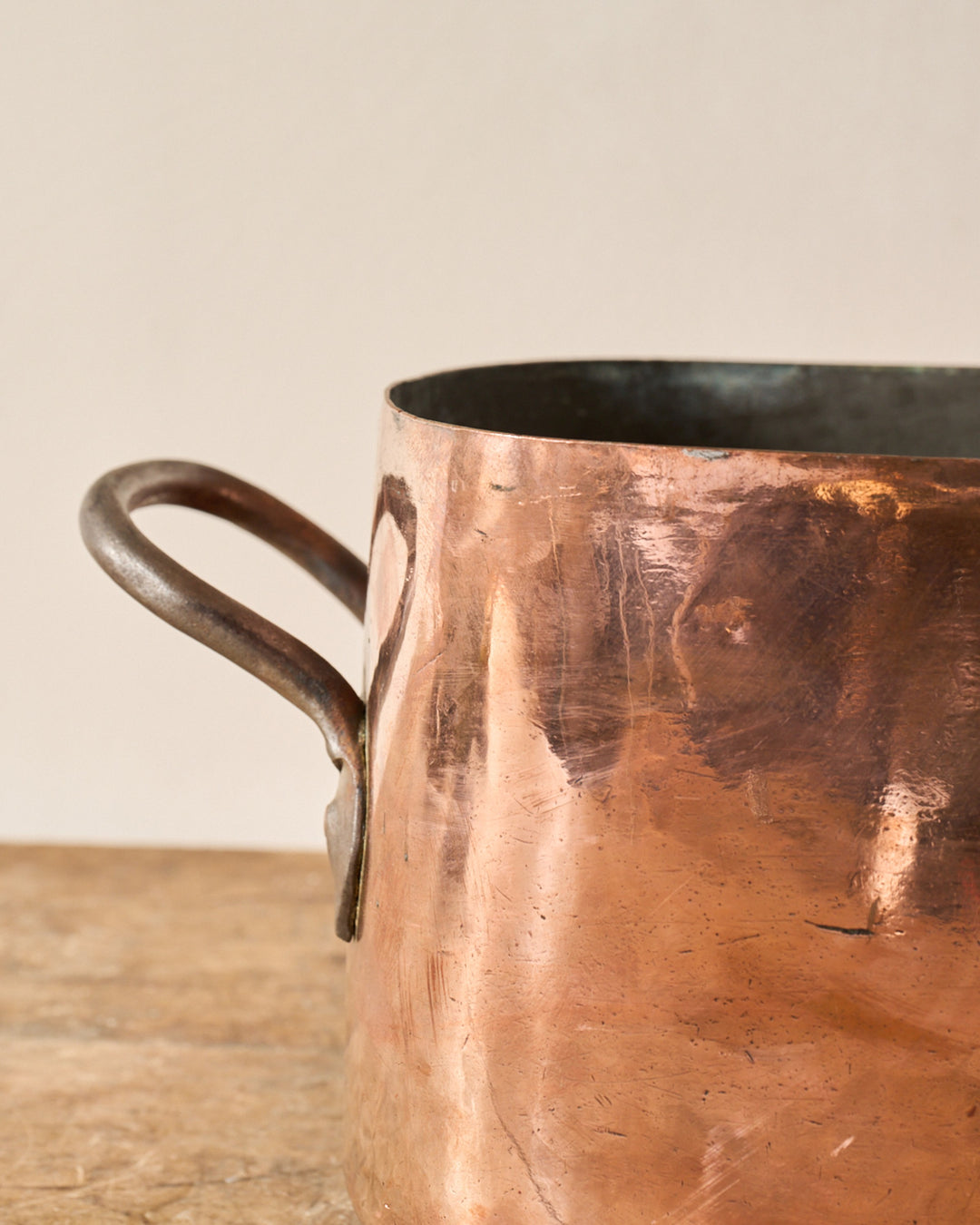 Antique Copper Pot - Large