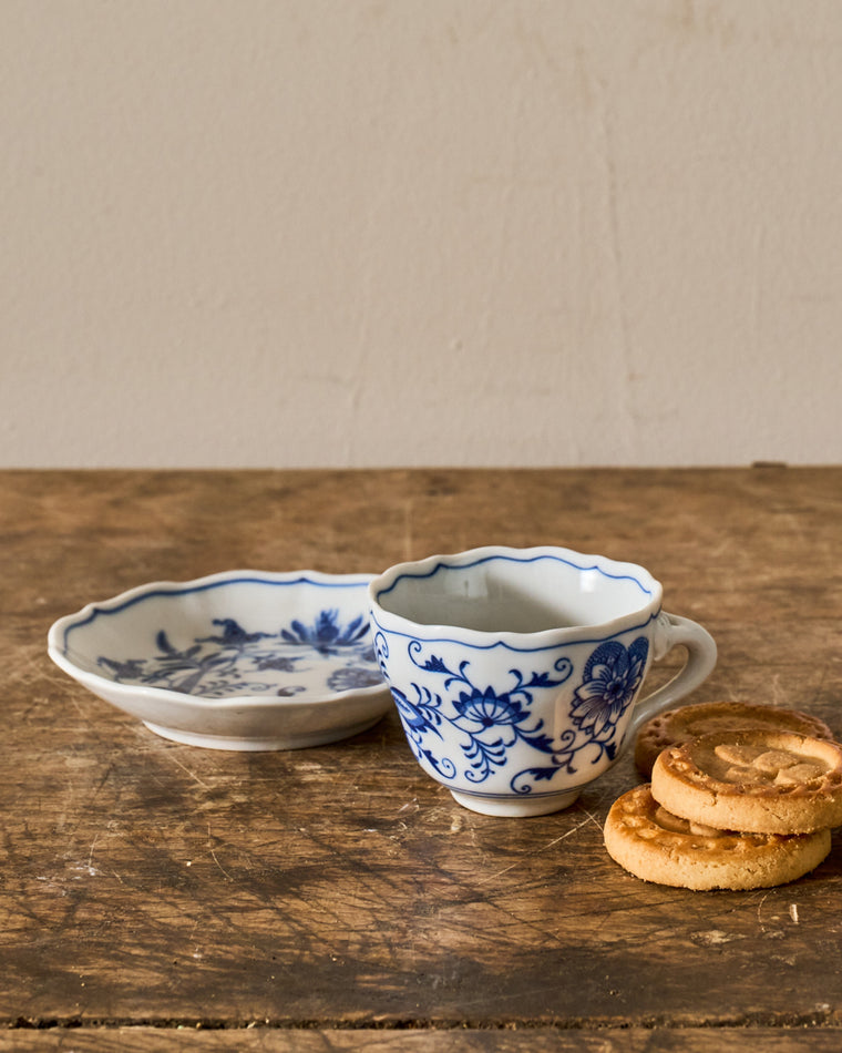Zwiebelmuster Teacup & Saucer