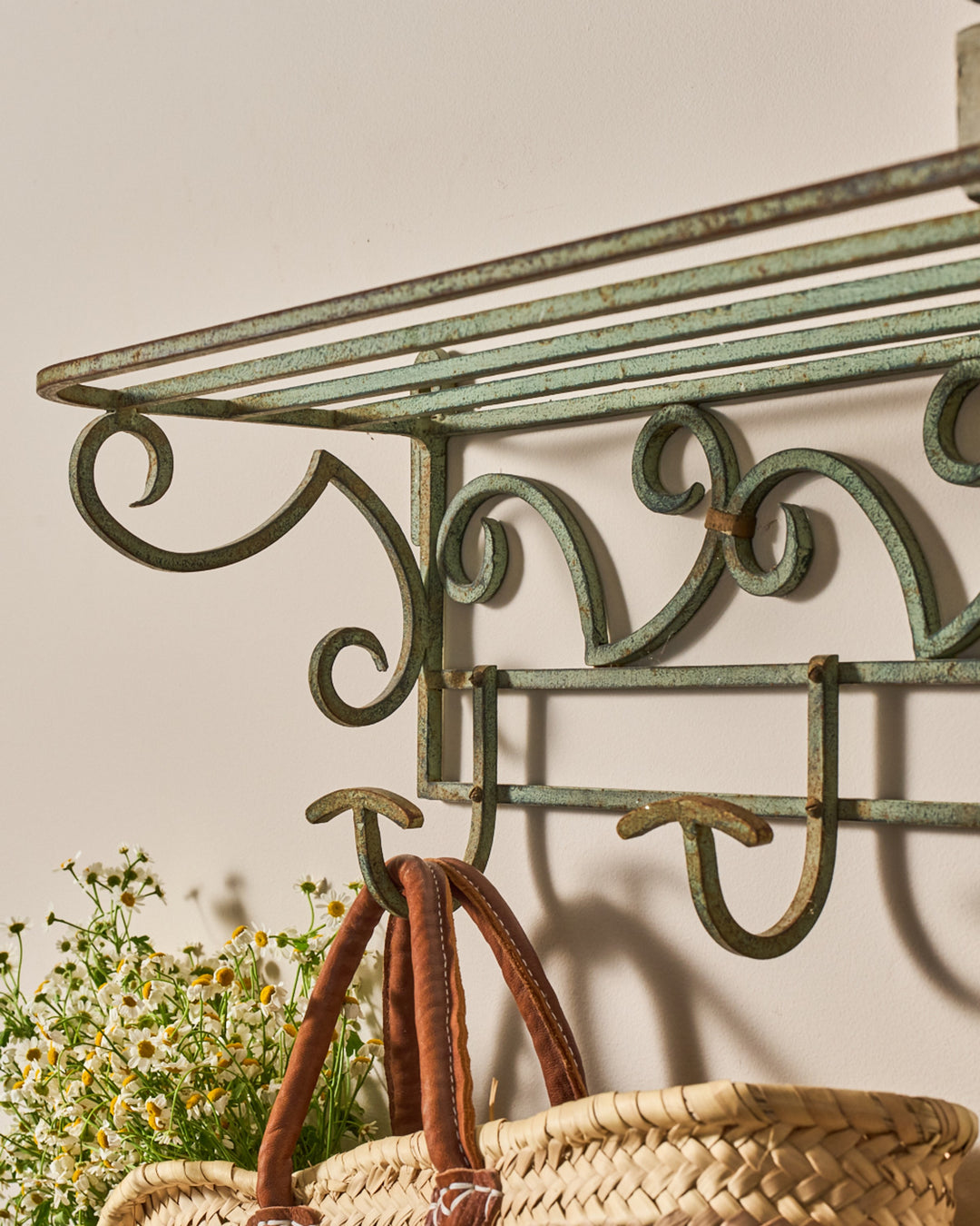 Wrought Iron Coat Rack