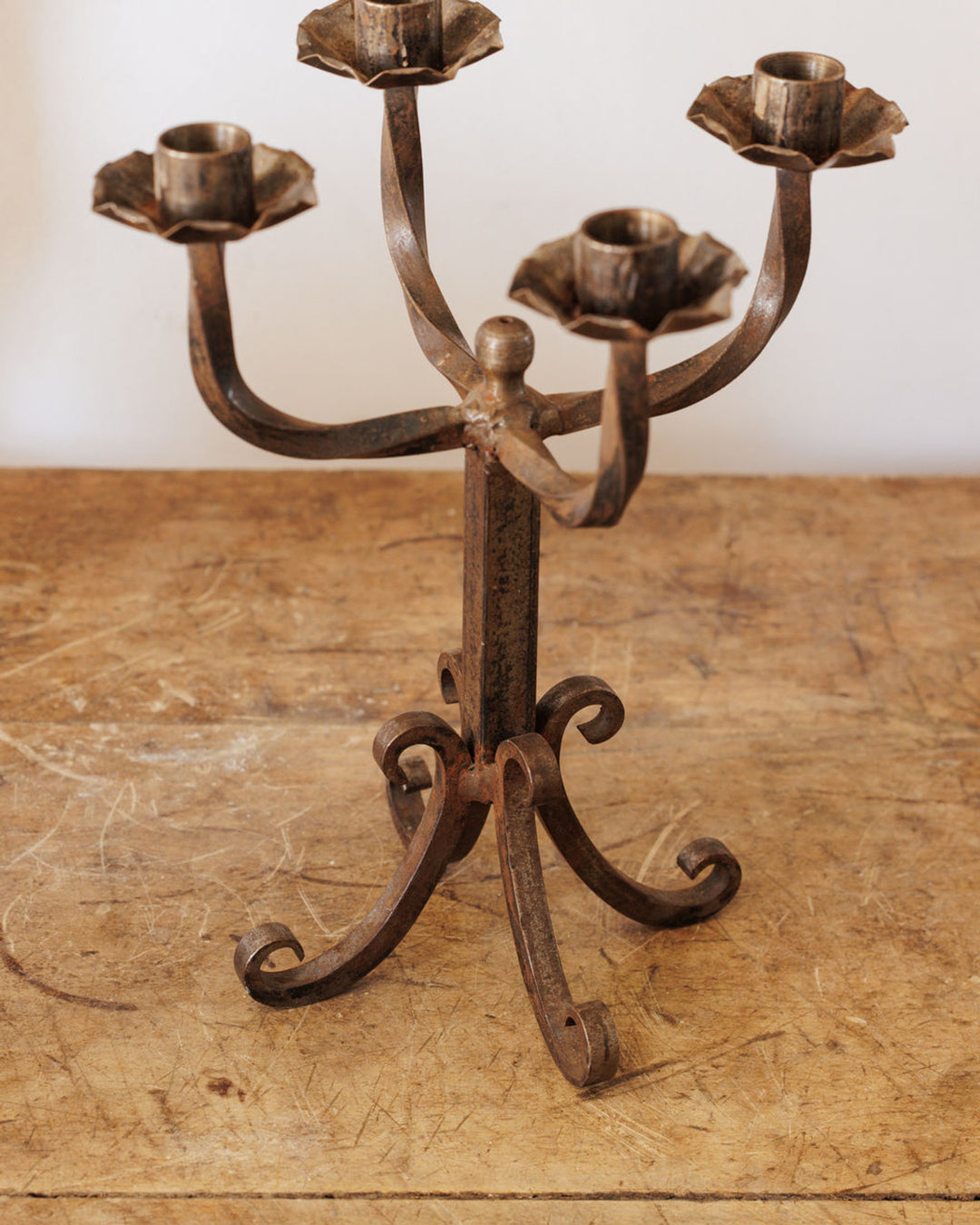 Wrought Iron Candle Holder