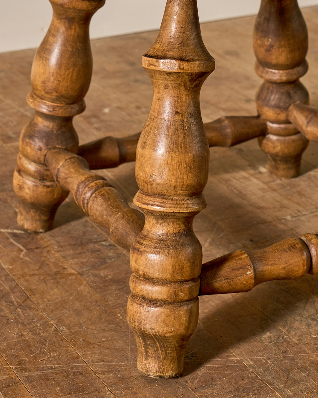 Rare French Rush Stool