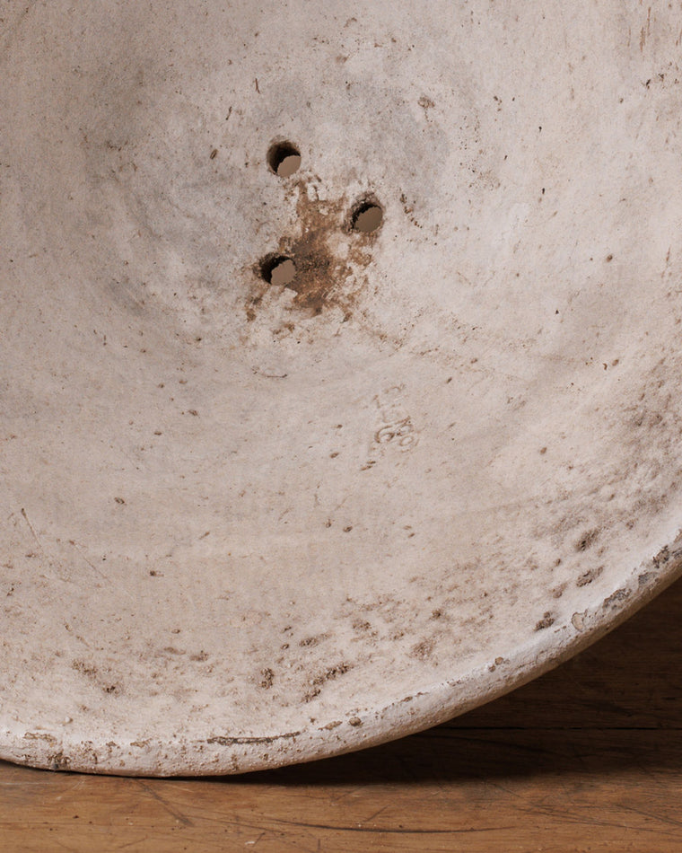 Willy Guhl Tilt Tall Planter - Whitewash