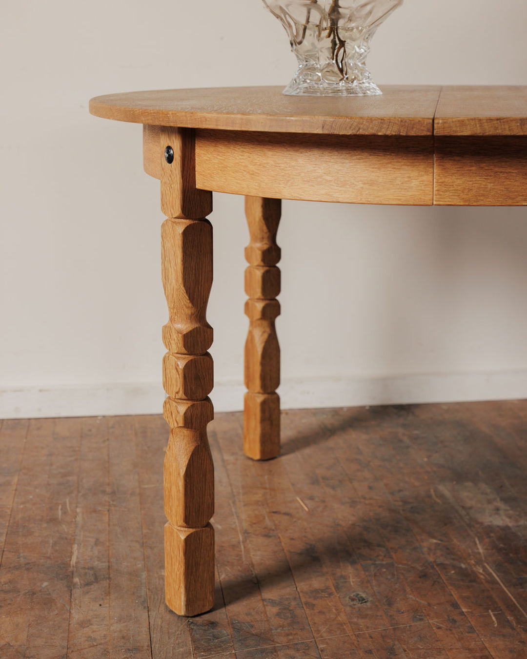 Danish Oak Expanding Dining Table