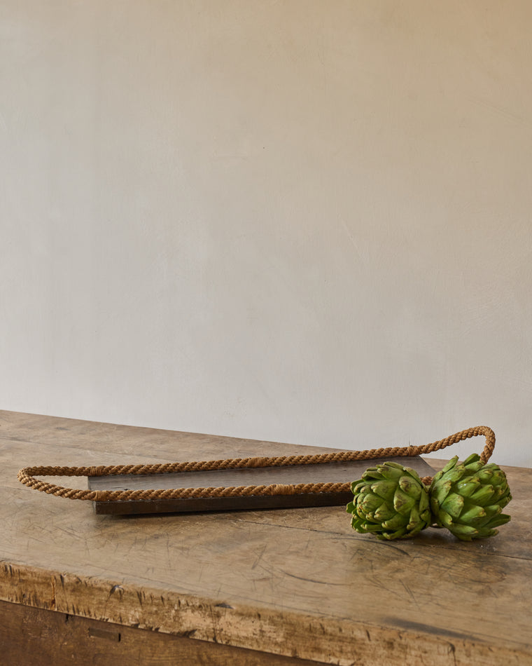 Wood and Rope Serving Board