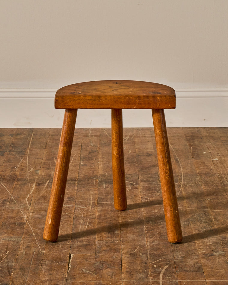 French Demi Lune Stool