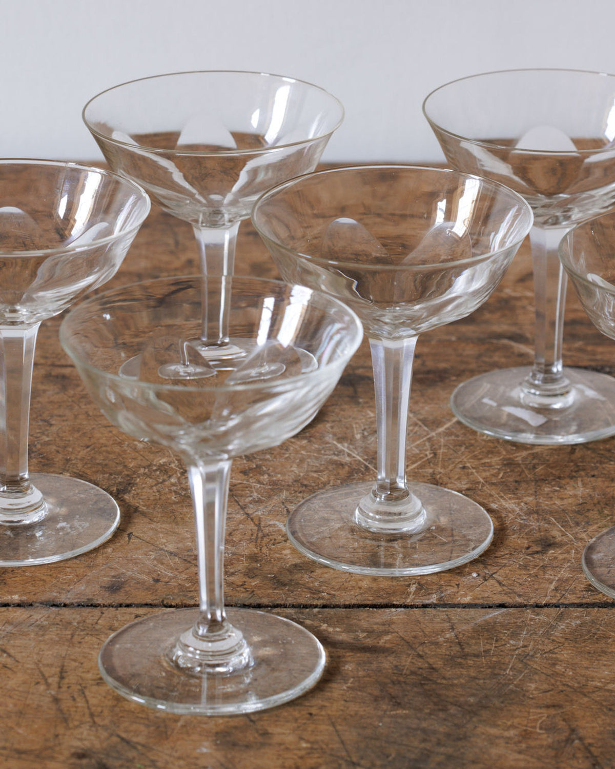French Champagne Coupe - Set of 5