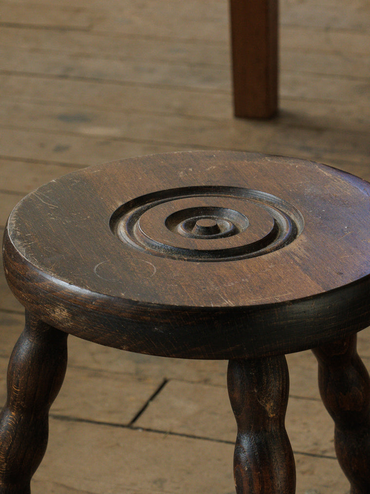 French Swirl Stool