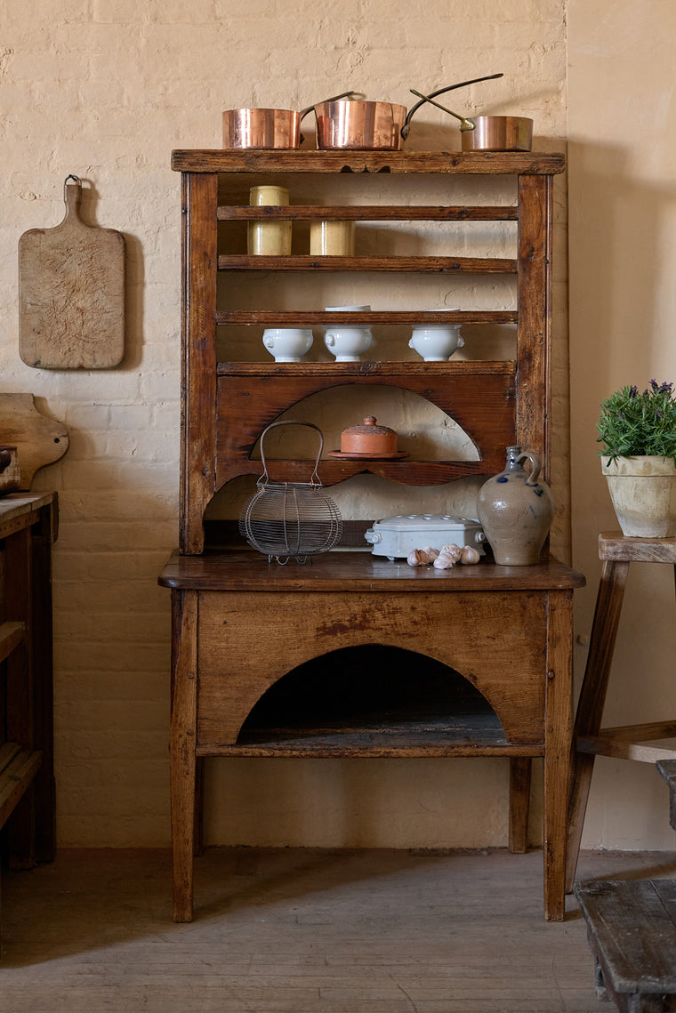 19th c. French Dish Cupboard