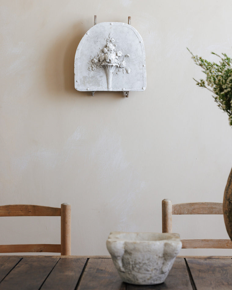 Plaster Relief - Flowers