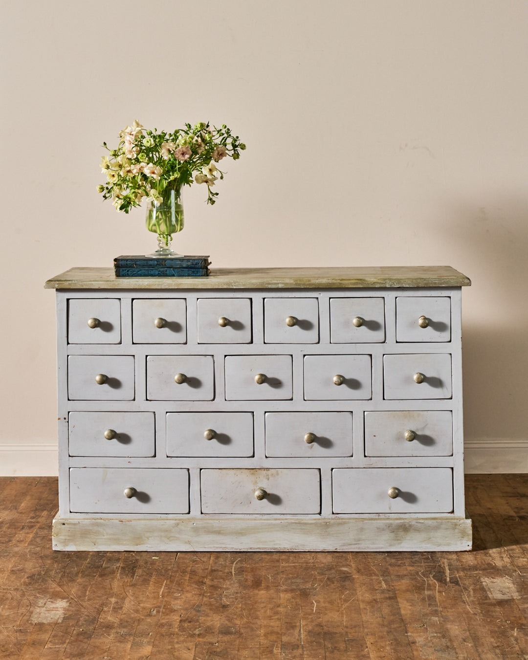 Painted French Apothecary Dresser