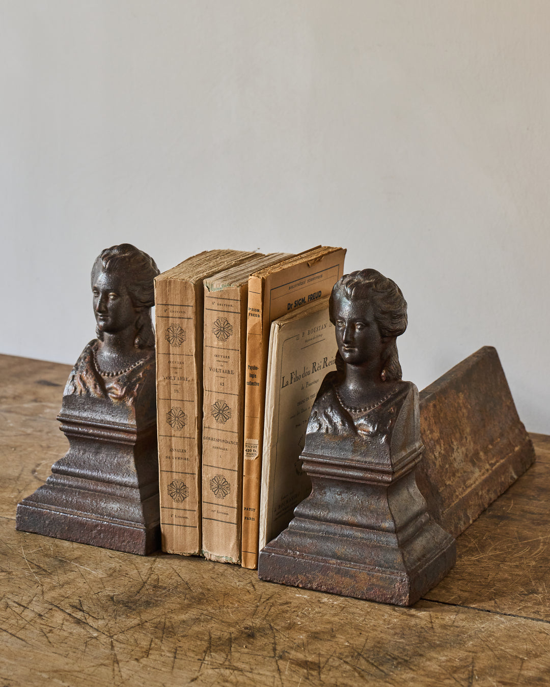 Lady Cast Iron Bookends