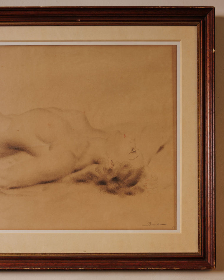 Nude Charcoal Drawing