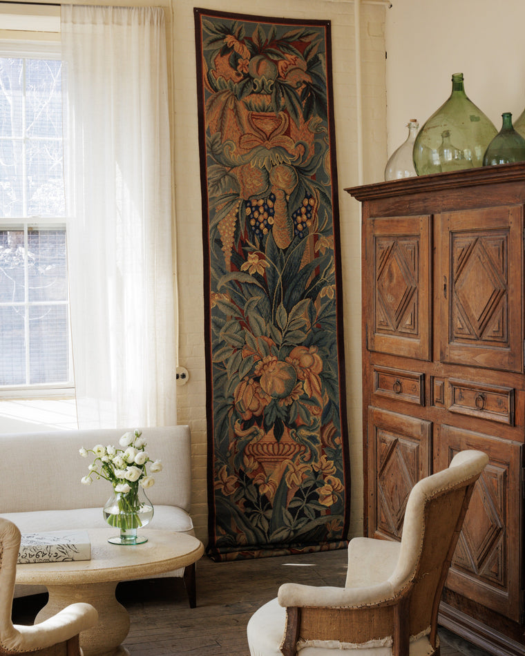 French Needlepoint Long Tapestry