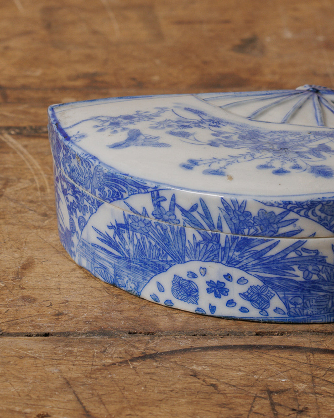 Chinoiserie Fan Jewelry Box