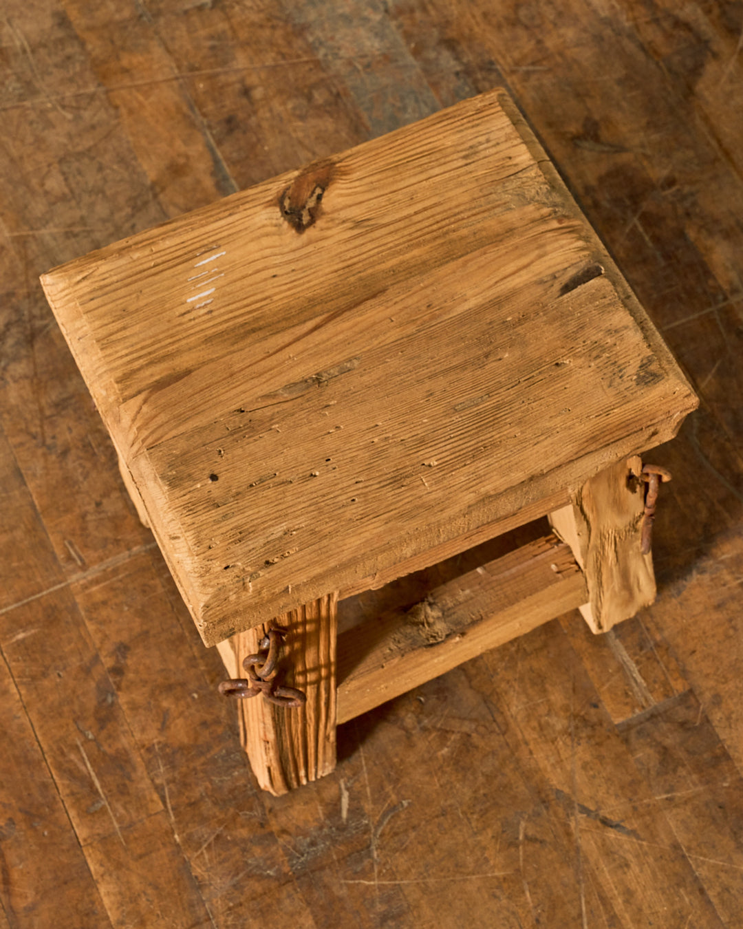 French Brutalist Stool