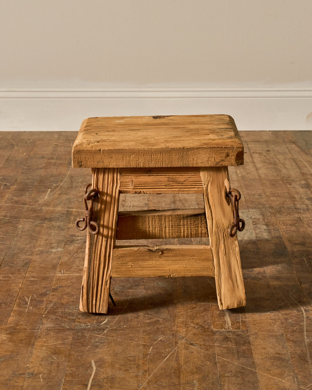 French Brutalist Stool