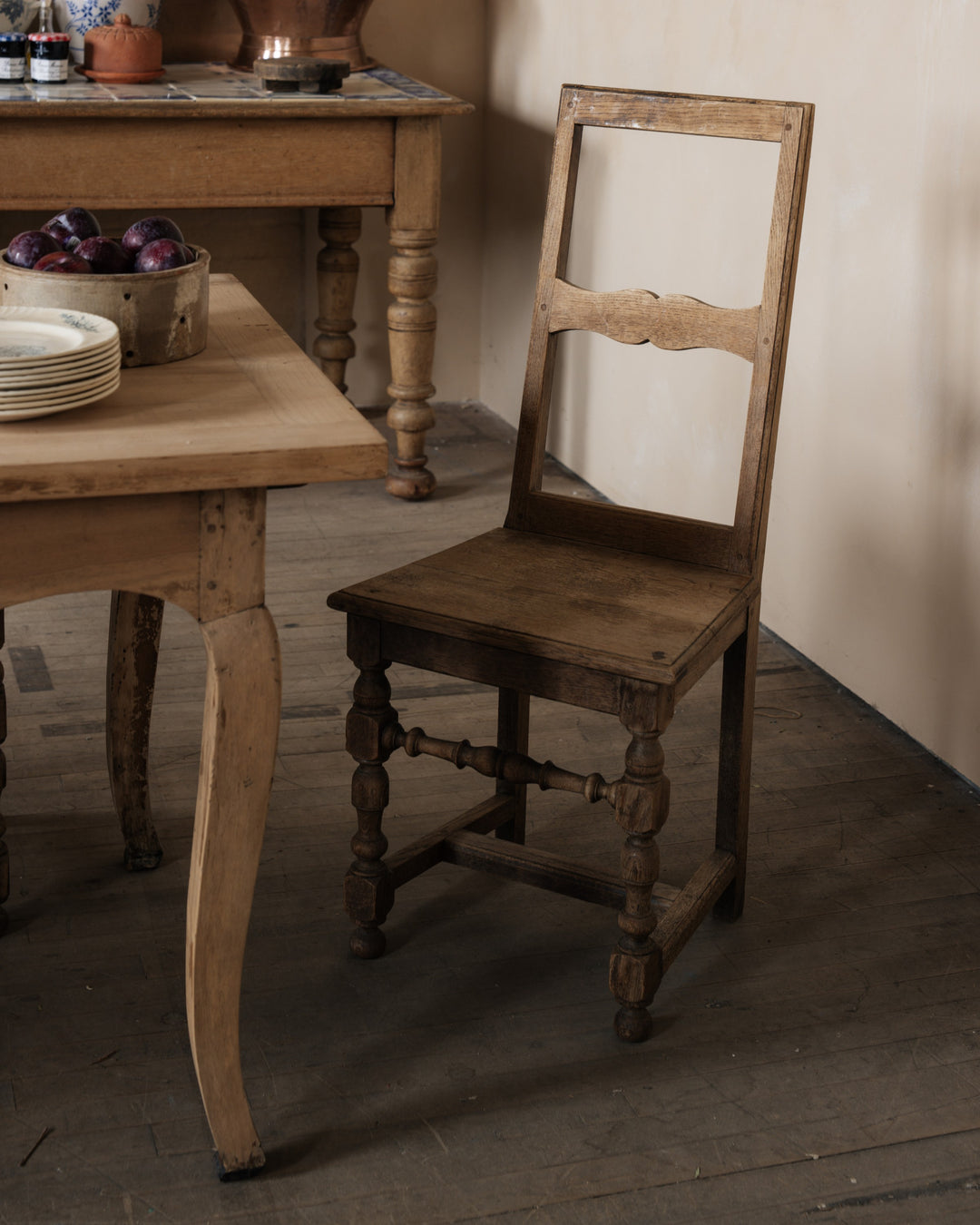Stripped Lorraine Oak Chair