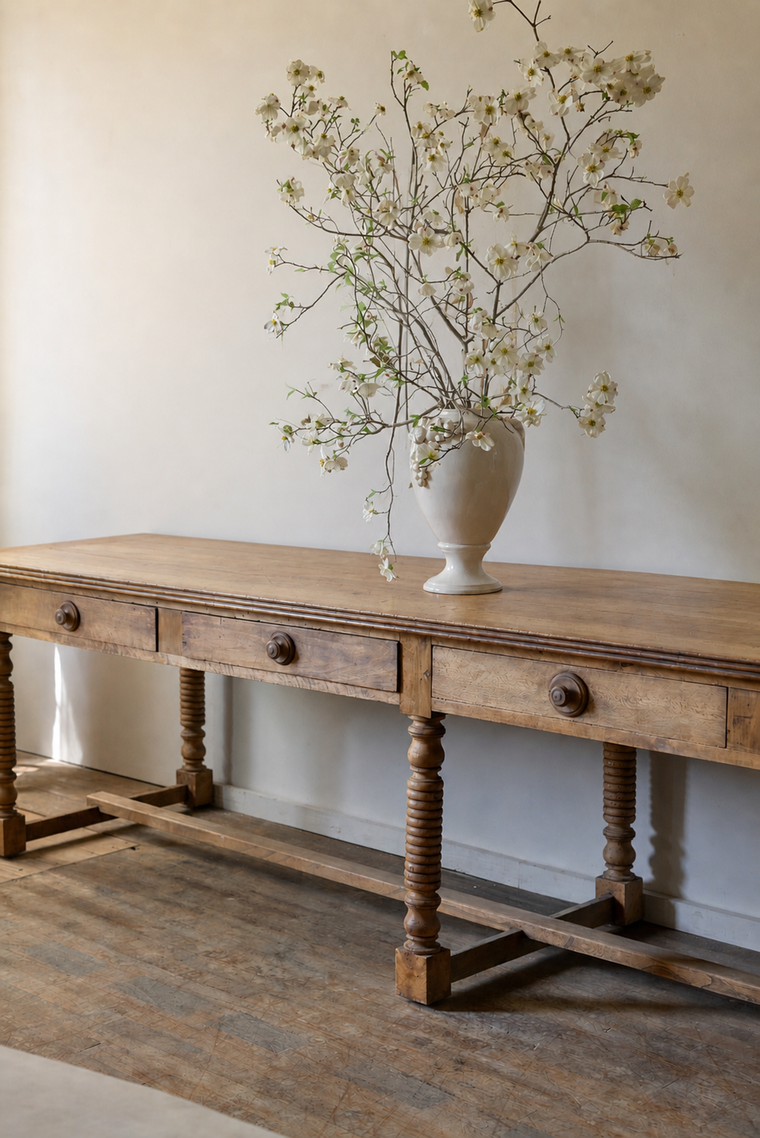 Antique French Drapers Table