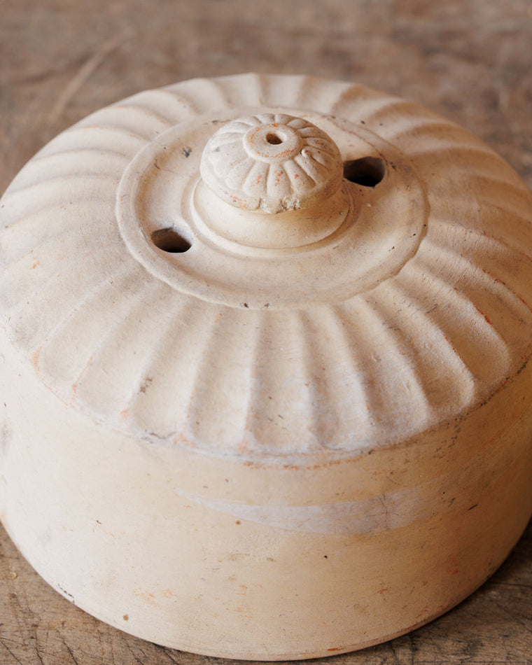 Cream Terracotta Butter Bell