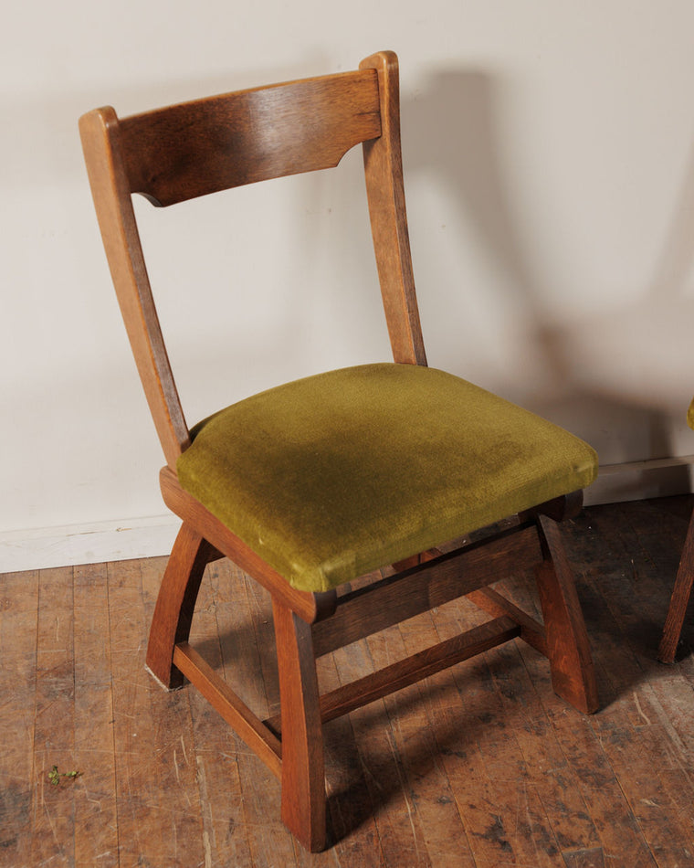 Dutch Olive Dining Chairs - Set of 4