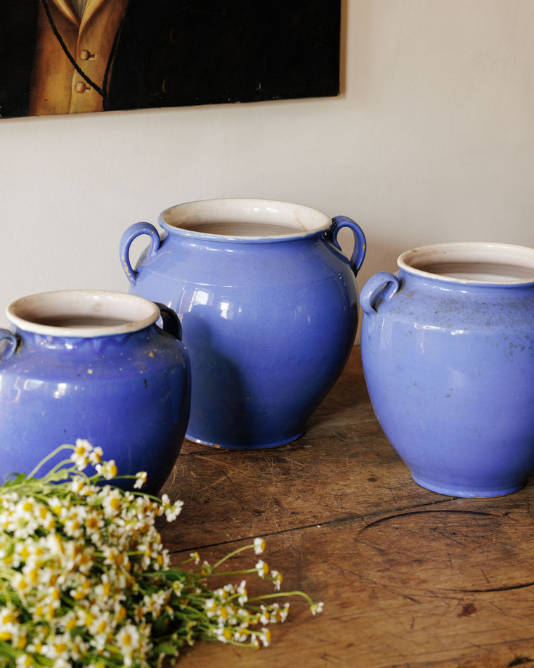 Blue Tolosane Pot