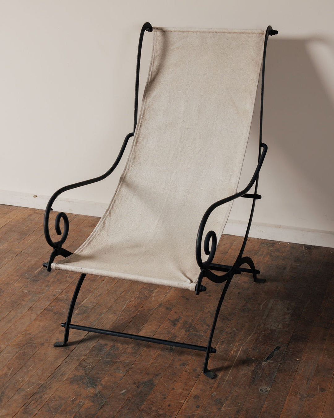 Vintage French Garden Lounge Chair